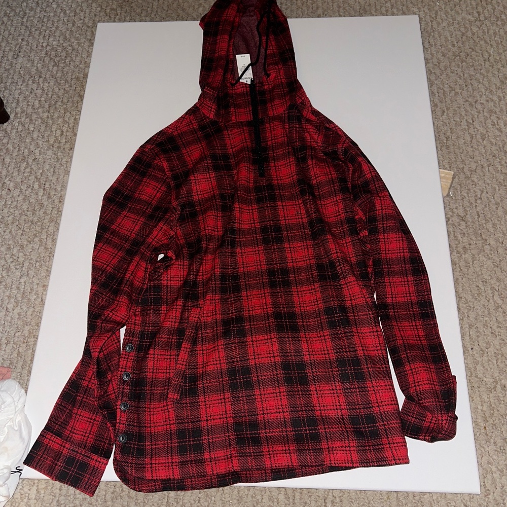 Plaid hoodie